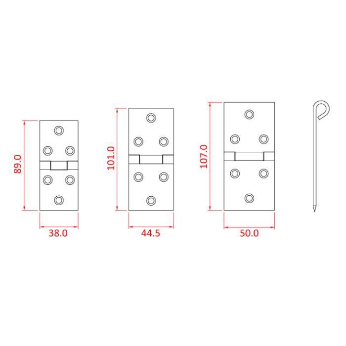 Loose Pin Hinges Doughty Engineering
