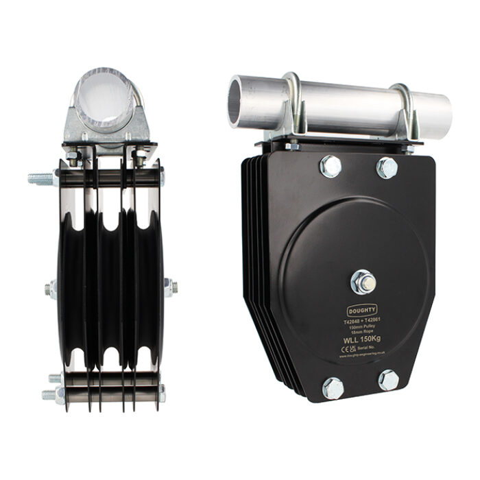 150mm Standard PulleysRope Doughty Engineering