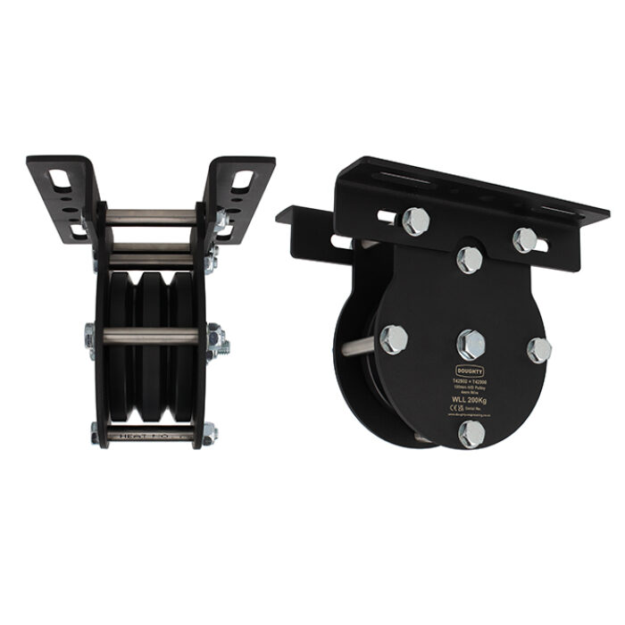 100mm Heavy Duty PulleysWire Doughty Engineering