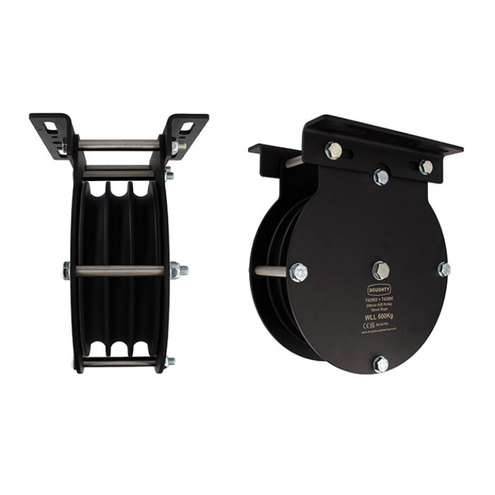 200mm Heavy Duty PulleysRope Doughty Engineering