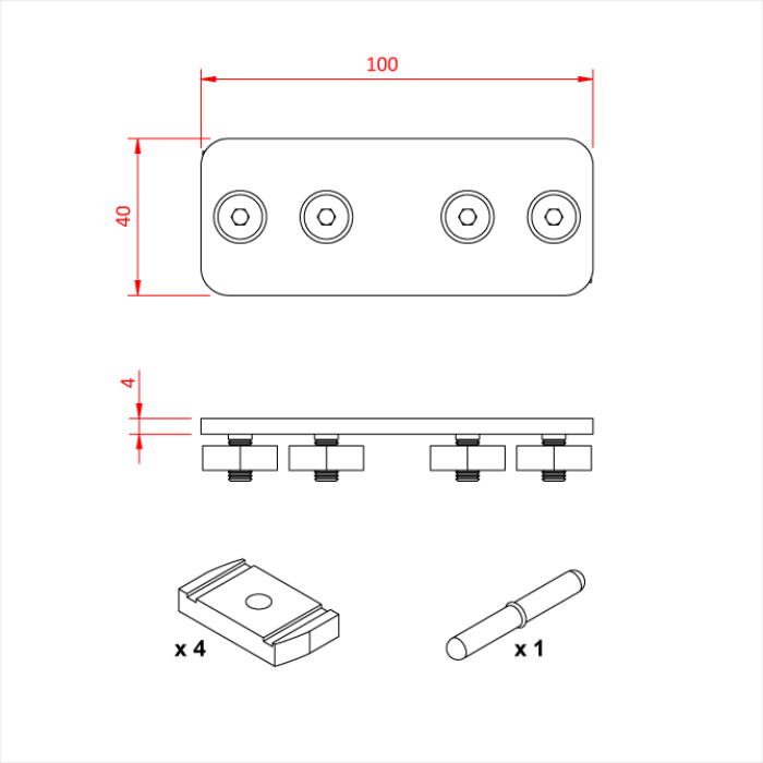 Doughty Rail Joint Kit Doughty Engineering