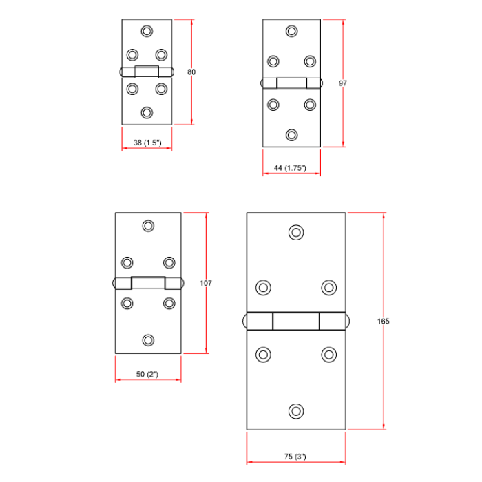 Back Flap Hinges Doughty Engineering