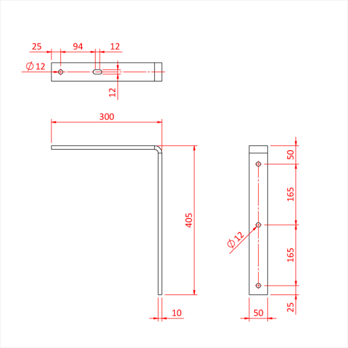 Heavy Duty Wall Bracket Doughty Engineering