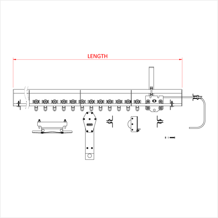 Six TrackLine Operated Kits Doughty Engineering
